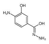 4-amino-3-hydroxybenzohydrazide Structure