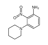 2-nitro-3-(piperidin-1-yl)aniline结构式