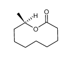 (-)-(R)-phoracantholide Structure