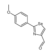 2-(4-methoxyphenyl)-1,3-selenazole-4-carbaldehyde结构式