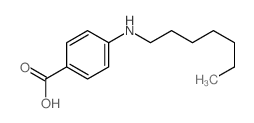 4-(heptylamino)benzoic acid结构式