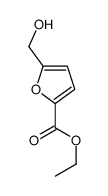 5-HYDROXYMETHYL-FURAN-2-CARBOXYLIC ACID ETHYL ESTER Structure