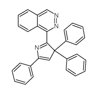 1-(3,3,5-triphenylpyrrol-2-yl)phthalazine结构式