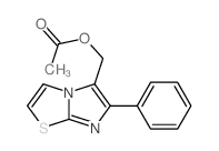 Imidazo[2,1-b]thiazole-5-methanol,6-phenyl-, 5-acetate structure