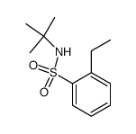 N-(tert-butyl)-2-ethylbenzenesulfonamide结构式