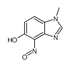 1H-Benzimidazol-5-ol,1-methyl-4-nitroso-(9CI)结构式
