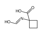 Cyclobutanecarboxylic acid, 1-(formylamino)- (9CI) Structure