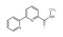 [2,2'-Bipyridine]-6-carbothioamide,N-methyl-结构式