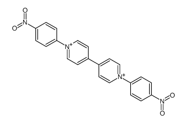 1-(4-nitrophenyl)-4-[1-(4-nitrophenyl)pyridin-1-ium-4-yl]pyridin-1-ium Structure