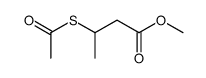 methyl 3(S)-(acetylthio)butanoate Structure