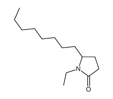 1-ethyl-5-octylpyrrolidin-2-one Structure