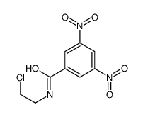 N-(2-chloroethyl)-3,5-dinitrobenzamide结构式