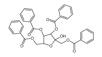 1,3,4,6-Tetra-O-benzoyl-α-D-sorbofuranose Structure