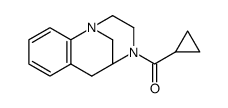 4-(cyclopropylcarbonyl)-3,4,5,6-tetrahydro-2H-1,5-methano-1,4-benzodiazocine Structure