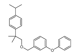 1-[2-methyl-1-[(3-phenoxyphenyl)methoxy]propan-2-yl]-4-propan-2-ylbenzene Structure