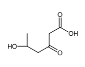 (5S)-5-hydroxy-3-oxohexanoic acid Structure