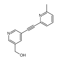 3-Pyridinemethanol,5-[(6-methyl-2-pyridinyl)ethynyl]-(9CI) picture