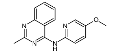 N-(5-methoxypyridin-2-yl)-2-methylquinazolin-4-amine结构式
