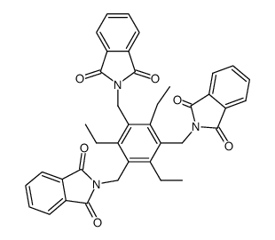 1,3,5-tris(phthalimidomethyl)-2,4,6-triethylbenzene结构式
