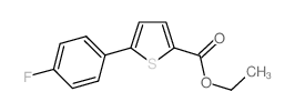ethyl 5-(4-fluorophenyl)thiophene-2-carboxylate Structure