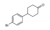 4-(4-BROMOPHENYL)CYCLOHEXANONE Structure
