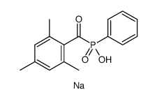 Phosphinic acid, P-phenyl-P-(2,4,6-trimethylbenzoyl)-, sodium salt () Structure