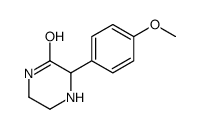 3-(4-methoxyphenyl)piperazin-2-one结构式