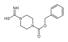 4-(氨基硫氧代甲基)-1-哌啶羧酸苯基甲酯结构式