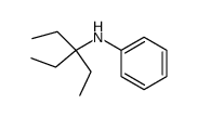 N-(1,1-diethyl-propyl)-aniline Structure