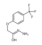 2-[4-(Trifluoromethyl)phenoxy]acetohydrazide结构式