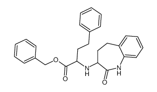 3-(1-benzyloxycarbonyl-3-phenylpropylamino)-2,3,4,5-tetrahydro-1H-[1]-benzazepin-2-one Structure