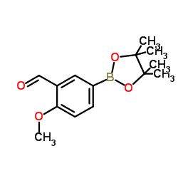 3-醛基-4-甲氧基苯硼酸频呢醇酯结构式