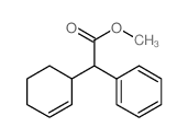 Benzeneacetic acid, a-2-cyclohexen-1-yl-, methyl ester结构式