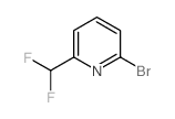 2-Bromo-6-(difluoromethyl)pyridine Structure