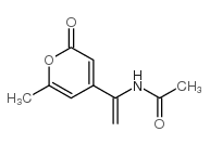 N-[1-(6-METHYL-2-OXO-2H-PYRAN-4-YL)VINYL]ACETAMIDE结构式