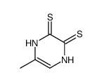 2,3-Pyrazinedithione,1,4-dihydro-5-methyl-(9CI)结构式