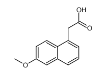 (6-METHOXY-1-NAPHTHYL)ACETIC ACID structure