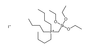 tributyl(triethoxysilylmethyl)phosphanium,iodide结构式