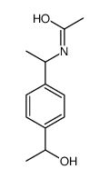 N-[1-[4-(1-hydroxyethyl)phenyl]ethyl]acetamide Structure
