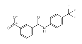 3-Nitro-N-[4-(trifluoromethyl)phenyl]benzamide结构式