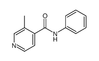 3-methyl-N-phenylpyridine-4-carboxamide结构式