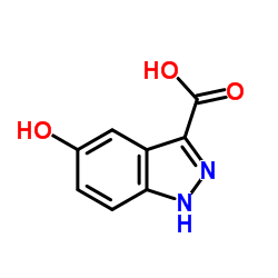 5-Hydroxy-1H-indazole-3-carboxylic acid structure