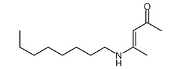 4-(octylamino)pent-3-en-2-one Structure