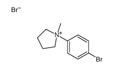 1-(4-bromophenyl)-1-methylpyrrolidin-1-ium,bromide结构式
