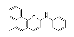 6-methyl-N-phenyl-2H-benzo[h]chromen-2-amine Structure