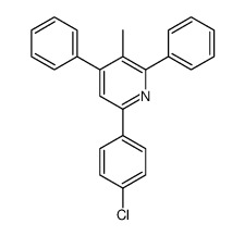 6-(4-chlorophenyl)-3-methyl-2,4-diphenylpyridine Structure