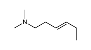 N,N-dimethylhex-3-en-1-amine Structure
