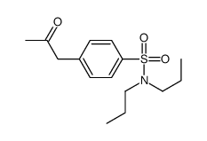 4-(2-oxopropyl)-N,N-dipropylbenzenesulfonamide结构式