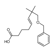 7,7-dimethyl-8-phenylmethoxyoct-5-enoic acid Structure