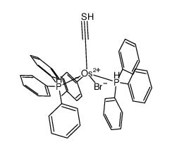 OsBr(p-tolyl)(CS)(PPh3)2结构式